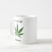 緑の生命問題 コーヒーマグカップ (正面左)