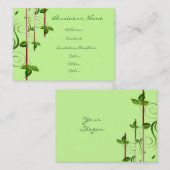 緑の生命 名刺 (正面/裏面)