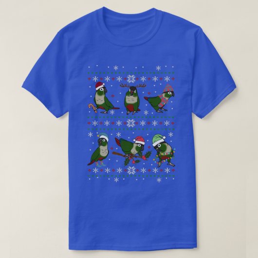 緑の生意気な醜いクリスマス Tシャツ (デザイン正面)