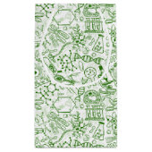 緑の生物学パターン スモールペーパーバッグ (裏面)