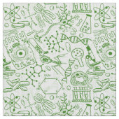 緑の生物学パターン ファブリック (クローズアップ)