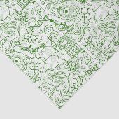 緑の生物学パターン 薄葉紙 (詳細)