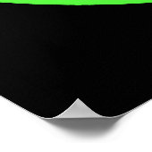 緑の生物学的災害［有害物質］記号ポスター ポスター (角)