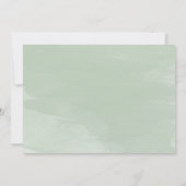 緑の田舎の結婚リハーサルディナー招待状 招待状 (裏面)