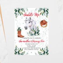 緑の男の子の馬の誕生日パーティー