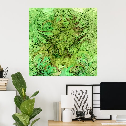 緑の男…... ポスター (ホームオフィス)