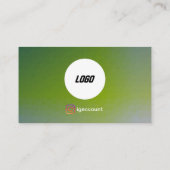 緑の画家 名刺 (裏面)