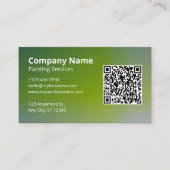 緑の画家 名刺 (正面)