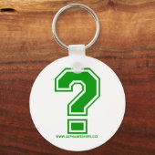 緑の疑問符 キーホルダー (正面)