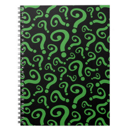 緑の疑問符 ノートブック