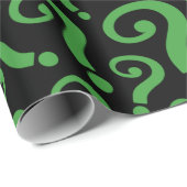 緑の疑問符 ラッピングペーパー (ロールコーナー)