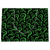 緑の疑問符 ラージペーパーバッグ (正面)