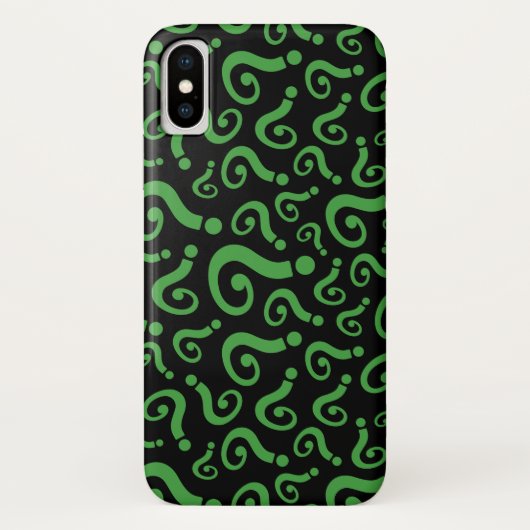 緑の疑問符 Case-Mate iPhoneケース (裏面)