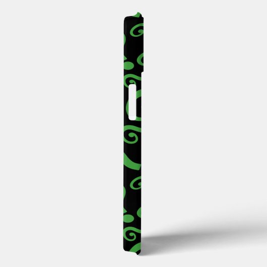 緑の疑問符 Case-Mate iPhoneケース (裏面 / 右)