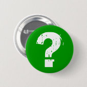 緑の疑門符ボタン 缶バッジ (正面&裏面)