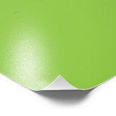 緑の白いオレンジ色の要素 フォトプリント            (角)