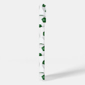 緑の白いサッカーボールのモノグラムの模様 Case-Mate iPhoneケース (裏面 / 右)