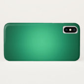 緑の白いスポットライト Case-Mate iPhoneケース (裏面(横))