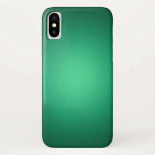 緑の白いスポットライト iPhone X ケース