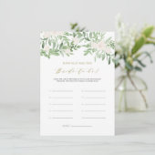 緑の白い花嫁の年齢 エンクロージャーカード (スタンド正面)