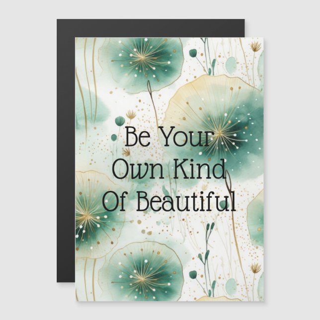 緑の白い花 (正面/裏面)