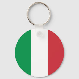 緑の白と赤のイタリアンフラグの色 キーホルダー
