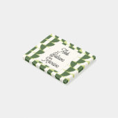 緑の白の幾何学的抽象芸術 ポストイット (アングル)