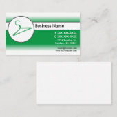 緑の白は名刺ハンガーの衰退します 名刺 (正面/裏面)