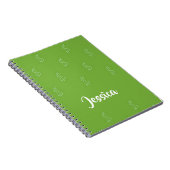 緑の白ドル記号 ノートブック (右側)