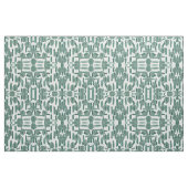 緑の白モダンいモンステラ葉の筆跡 ファブリック (ヤード)