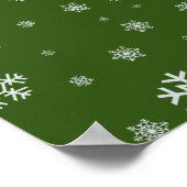 緑の白モダン人写真祭 ポスター (角)