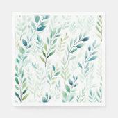 緑の白離れ色 スタンダードランチョンナプキン (正面)