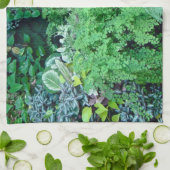 緑の百景は美しい キッチンタオル (折り畳み)