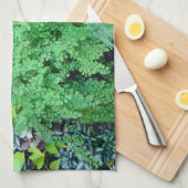 緑の百景は美しい キッチンタオル (四つ折り)