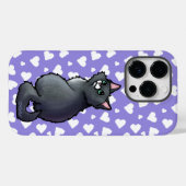 緑の目の猫ケース – メイトiPhoneケース Case-Mate iPhoneケース (裏面 (横))