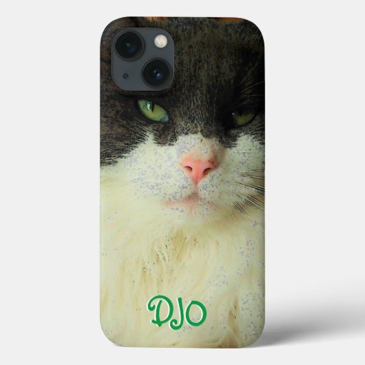 緑の目の猫ケース – メイトiPhoneケース Case-Mate iPhoneケース (裏面)