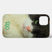 緑の目の猫ケース – メイトiPhoneケース Case-Mate iPhoneケース (裏面 (横))