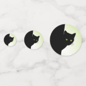 緑の目の黒猫 コンフェッティ (正面)