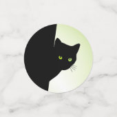 緑の目の黒猫 コンフェッティ (スモール正面)