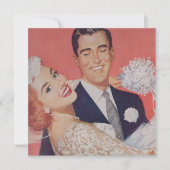 緑の目をした赤毛の花嫁のウェディング セーブザデート (正面)