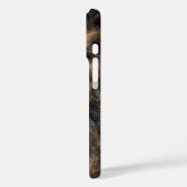 緑の目を持つライオンのiPhoneケース Case-Mate iPhoneケース (裏面 / 左)