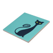 緑の目を持つヴァンパイア子猫 タイル (側面)