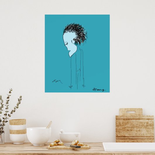 「緑の目」 ポスター (キッチン)