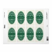 緑の真実の血清ハロウィンポーションのラベル ラベル (フルシート)