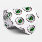 緑の眼球のタイ ネクタイ (ロール)