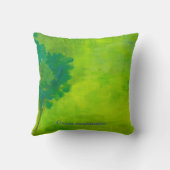 緑の瞑想 クッション (裏面)