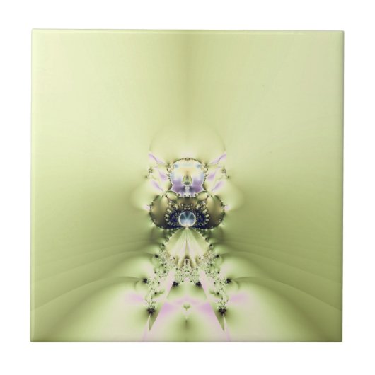 緑の瞑想 タイル (正面)