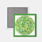 緑の瞑想 マグネット (正面/裏面)