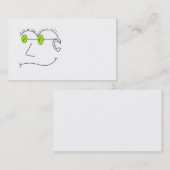 緑の瞳の名刺 名刺 (正面/裏面)