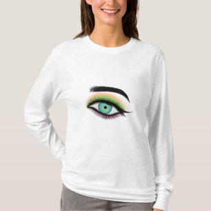 緑の瞳の閉めて下さい Tシャツ